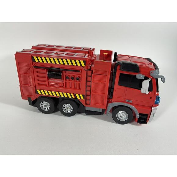 Transformers Firetruck Lights/Sounds Inferno Hot Spot Pyra Magna Optimus Prime - Picture 10 of 11